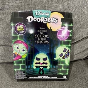 Disney Doorables Nightmare Before Christmas Collection Peek Glow In The Dark